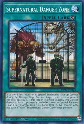 Supernatural Danger Zone (Common / Short Print) [MP22-EN224] 1st Edition