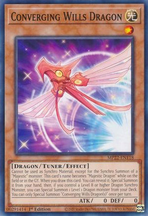 Converging Wills Dragon (Common / Short Print) [MP22-EN118] 1st Edition