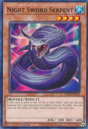 Night Sword Serpent (Common / Short Print) [MP22-EN232] 1st Edition