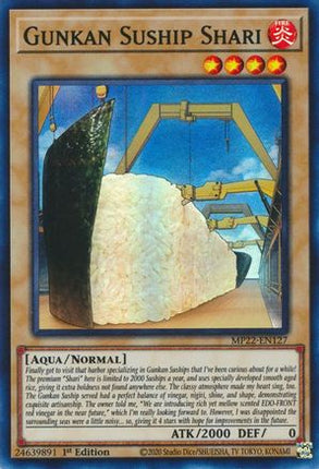 Gunkan Suship Shari (Super Rare) [MP22-EN127] 1st Edition