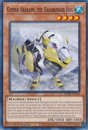 Gizmek Arakami, the Hailbringer Hog (Common / Short Print) [MP22-EN133] 1st Edition