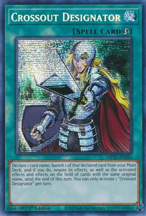 Crossout Designator (Prismatic Secret Rare) [MP22-EN265] 1st Edition