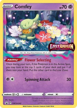 Comfey - SWSH242 (Prerelease) - SWSH242/null [SWSH: Sword & Shield Promo Cards] Holofoil