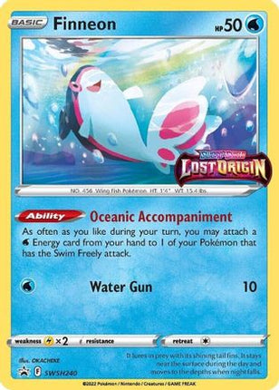 Finneon - SWSH240 (Prerelease) - SWSH240/null [SWSH: Sword & Shield Promo Cards] Holofoil