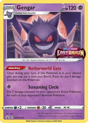 Gengar - SWSH241 (Prerelease) - SWSH241/null [SWSH: Sword & Shield Promo Cards] Holofoil