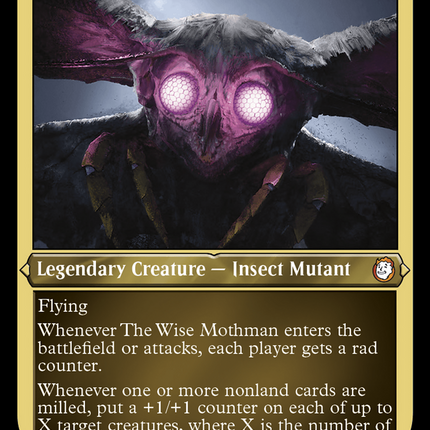 The Wise Mothman [Fallout] Etched Foil