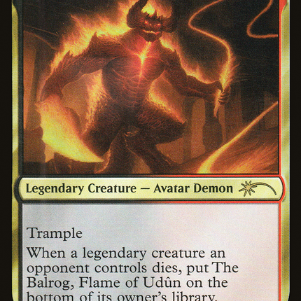 The Balrog, Flame of Udûn [Tales of Middle-earth Deluxe Commander Kit] Foil