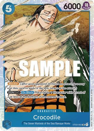Crocodile (003) (ST03-003) - Starter Deck 3: The Seven Warlords of The Sea Foil