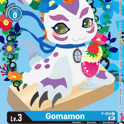 Gomamon [P-004] (Tamer's Card Set 2 Floral Fun) [Promotional Cards]