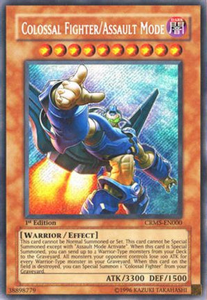 Colossal Fighter/Assault Mode (Secret Rare) [CRMS-EN000] Crimson Crisis Unlimited
