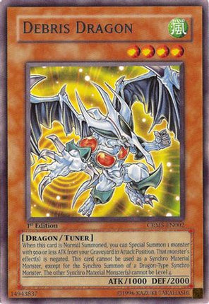 Debris Dragon (Rare) [CRMS-EN002] Crimson Crisis 1st Edition