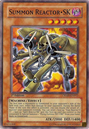 Summon Reactor - SK (Common / Short Print) [CRMS-EN012] Crimson Crisis Unlimited