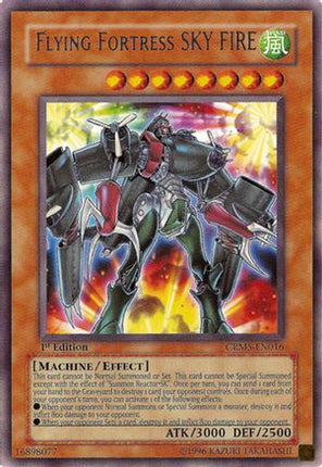 Flying Fortress SKY FIRE (Rare) [CRMS-EN016] Crimson Crisis Unlimited
