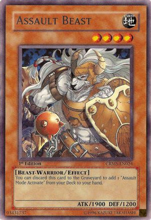 Assault Beast (Rare) [CRMS-EN024] Crimson Crisis 1st Edition