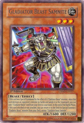 Gladiator Beast Samnite (Rare) [CRMS-EN027] Crimson Crisis Unlimited