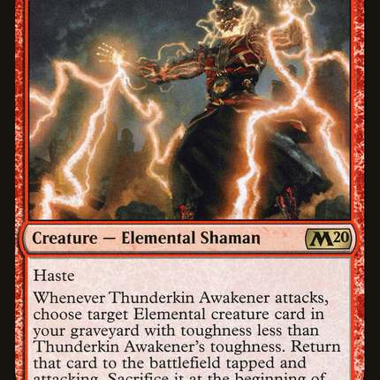 Thunderkin Awakener [Core Set 2020]