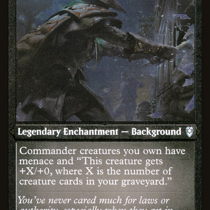 Criminal Past [Commander Legends: Battle for Baldur's Gate] Etched Foil