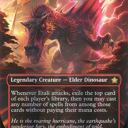 Etali, Primal Storm (Borderless) [Foundations] Mana Foil