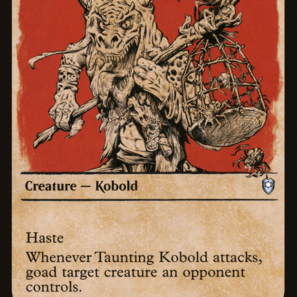 Taunting Kobold (Showcase) [Commander Legends: Battle for Baldur's Gate]