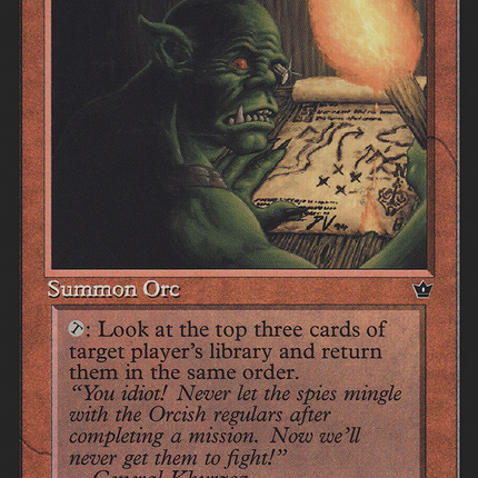 Orcish Spy (Venters) [Fallen Empires]