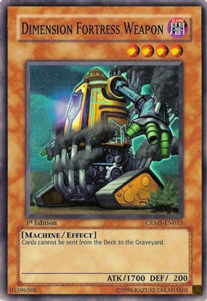 Dimension Fortress Weapon (Super Rare) [CRMS-EN033] Crimson Crisis Unlimited