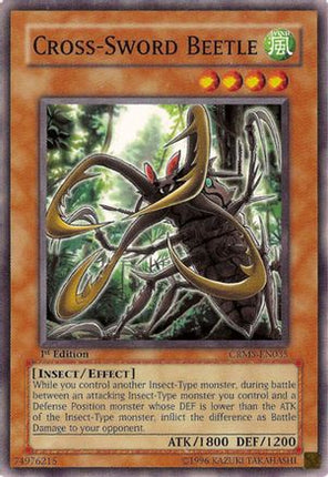 Cross-Sword Beetle (Common / Short Print) [CRMS-EN035] Crimson Crisis 1st Edition