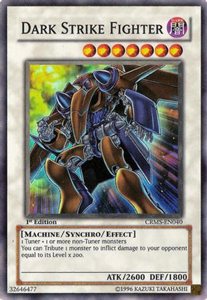 Dark Strike Fighter (Super Rare) [CRMS-EN040] Crimson Crisis 1st Edition