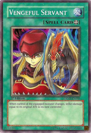 Vengeful Servant (Common / Short Print) [CRMS-EN046] Crimson Crisis 1st Edition