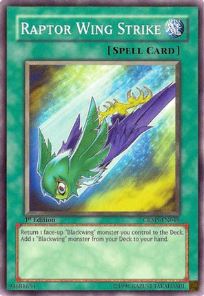 Raptor Wing Strike (Common / Short Print) [CRMS-EN048] Crimson Crisis Unlimited