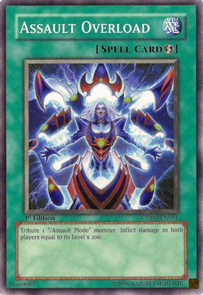 Assault Overload (Common / Short Print) [CRMS-EN051] Crimson Crisis Unlimited