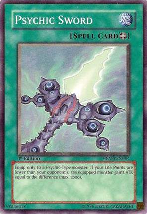 Psychic Sword (Common / Short Print) [CRMS-EN054] Crimson Crisis Unlimited