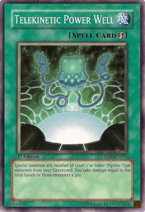 Telekinetic Power Well (Common / Short Print) [CRMS-EN055] Crimson Crisis Unlimited
