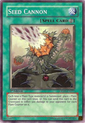 Seed Cannon (Common / Short Print) [CRMS-EN057] Crimson Crisis Unlimited