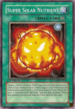 Super Solar Nutrient (Common / Short Print) [CRMS-EN058] Crimson Crisis Unlimited