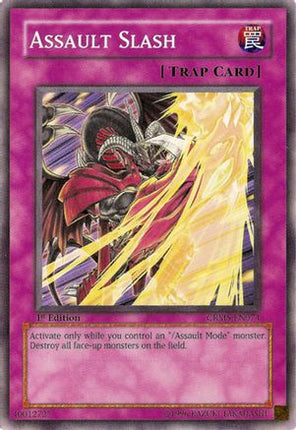 Assault Slash (Common / Short Print) [CRMS-EN074] Crimson Crisis Unlimited