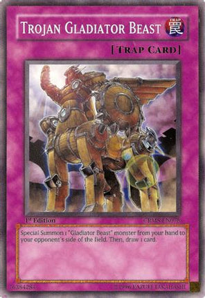 Trojan Gladiator Beast (Common / Short Print) [CRMS-EN078] Crimson Crisis 1st Edition