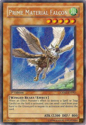 Prime Material Falcon (Secret Rare) [CRMS-EN082] Crimson Crisis Unlimited