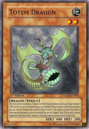 Totem Dragon (Super Rare) [CRMS-EN085] Crimson Crisis 1st Edition