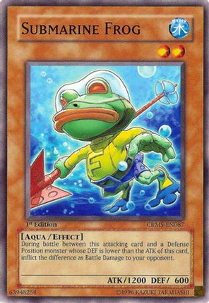 Submarine Frog (Common / Short Print) [CRMS-EN087] Crimson Crisis 1st Edition