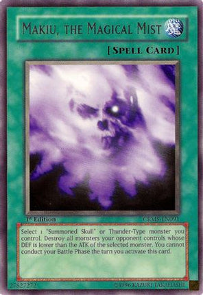 Makiu, the Magical Mist (Rare) [CRMS-EN091] Crimson Crisis 1st Edition