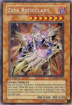 Zeta Reticulant (Secret Rare) [CRMS-EN094] Crimson Crisis 1st Edition