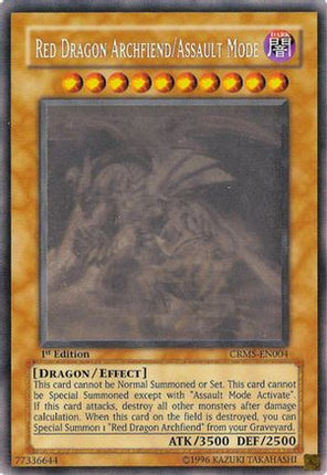 Red Dragon Archfiend/Assault Mode (Ghost Rare)  [CRMS-EN004] Crimson Crisis Unlimited