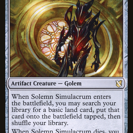 Solemn Simulacrum [Commander 2019]