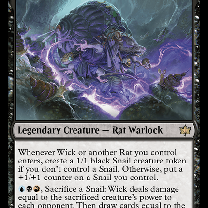 Wick, the Whorled Mind [Bloomburrow] Foil