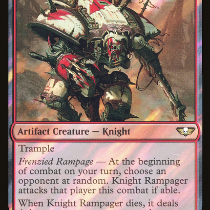 Knight Rampager [Warhammer 40,000 Commander] Surge Foil