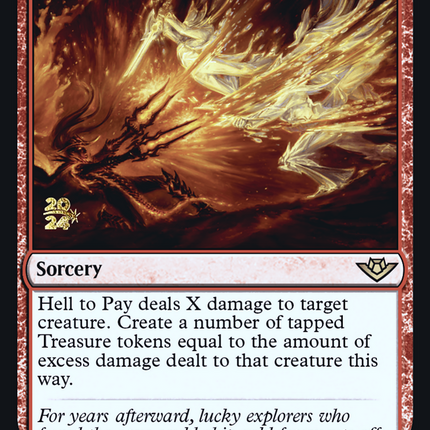 Hell to Pay [Outlaws of Thunder Junction Promos] Prerelease Foil
