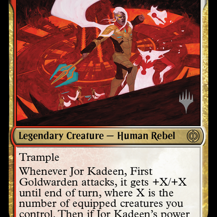 Jor Kadeen, First Goldwarden [Phyrexia: All Will Be One Promos]