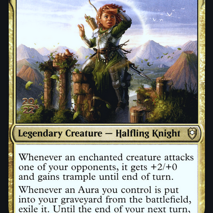 Mazzy, Truesword Paladin [Battle for Baldur's Gate Promos] Prerelease Foil