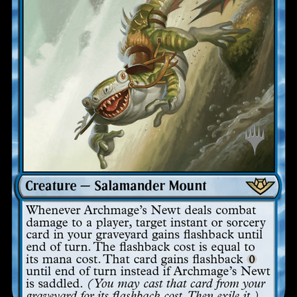 Archmage's Newt [Outlaws of Thunder Junction Promos]