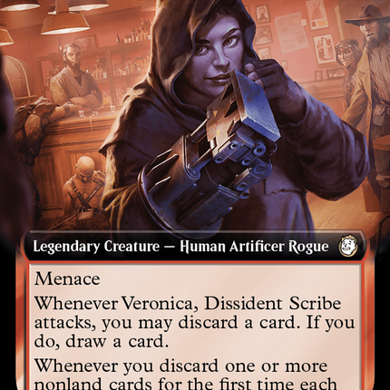 Veronica, Dissident Scribe (Extended Art) [Fallout] Surge Foil